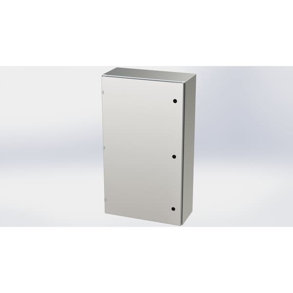1/4 Turn Latch Electrical Enclosures, 42 in H, 10 in D, 24 in W, NEMA 3R, 4, 4X, 12, 13
